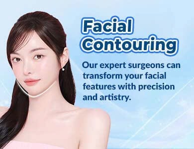 Mobile banner for facial-contouring