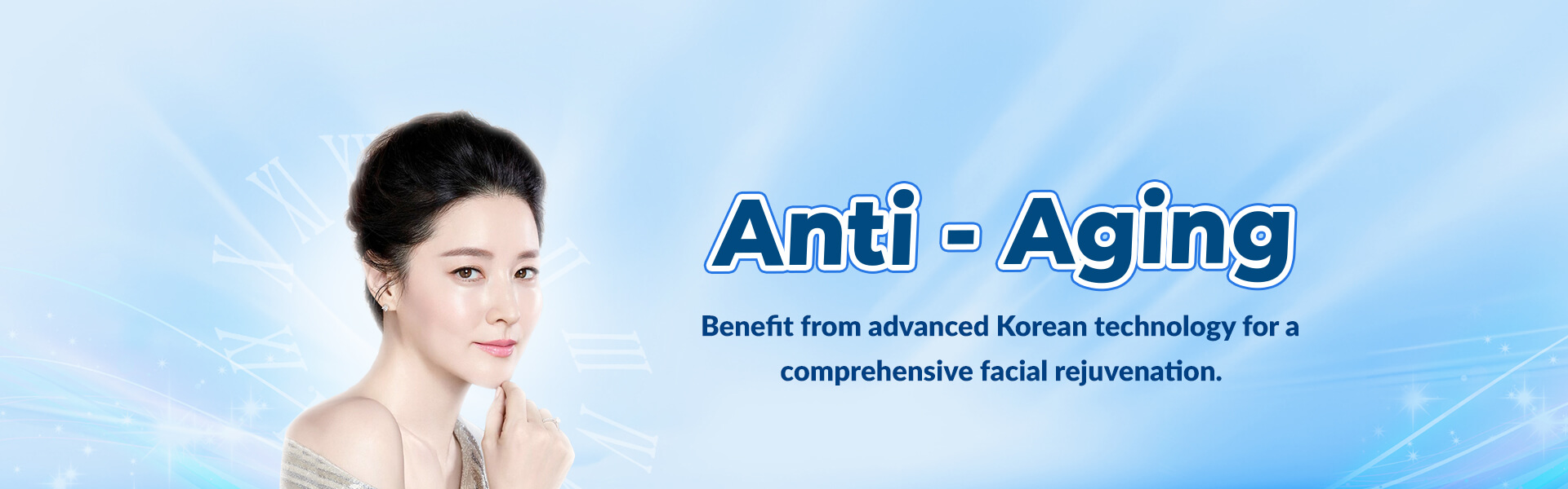 Banner for anti-aging