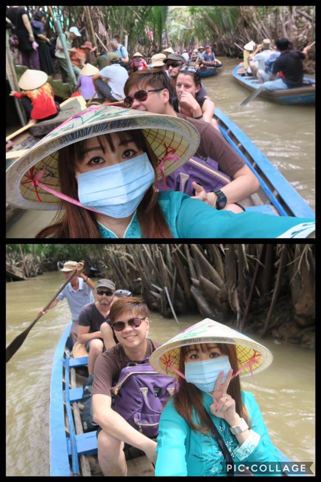 She had a wonderful travel in Vietnam with her husband
